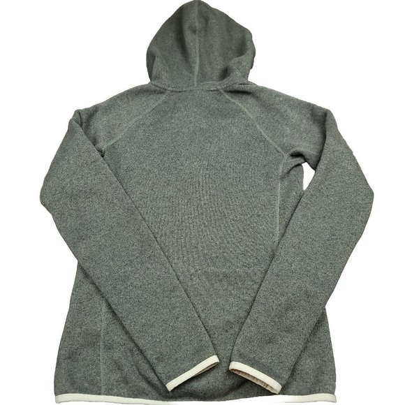 The North Face Womens XS Sweater Grey Crescent Sunshine Fleece Pullover Hoodie - Picture 2 of 12